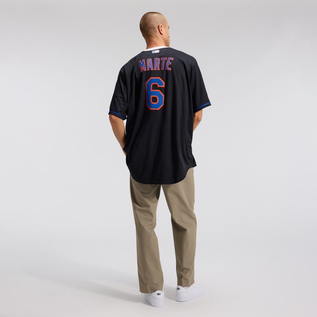 Starling Marte New York Mets Nike Alternate Replica Jersey - Black | MLB Fan Gear