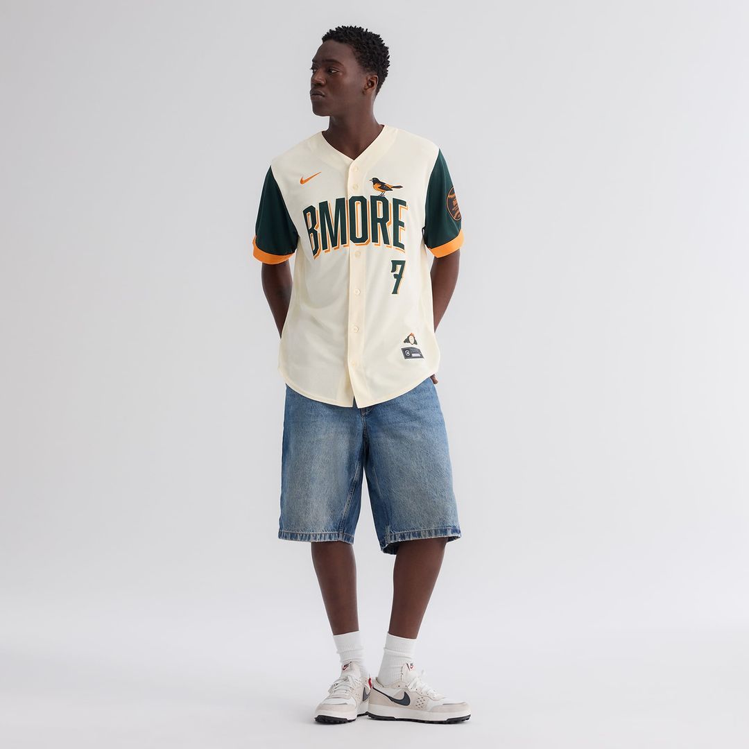 Jackson Holliday Baltimore Orioles Nike 2026 City Connect Stadium Jersey - Cream | MLB Fan Gear