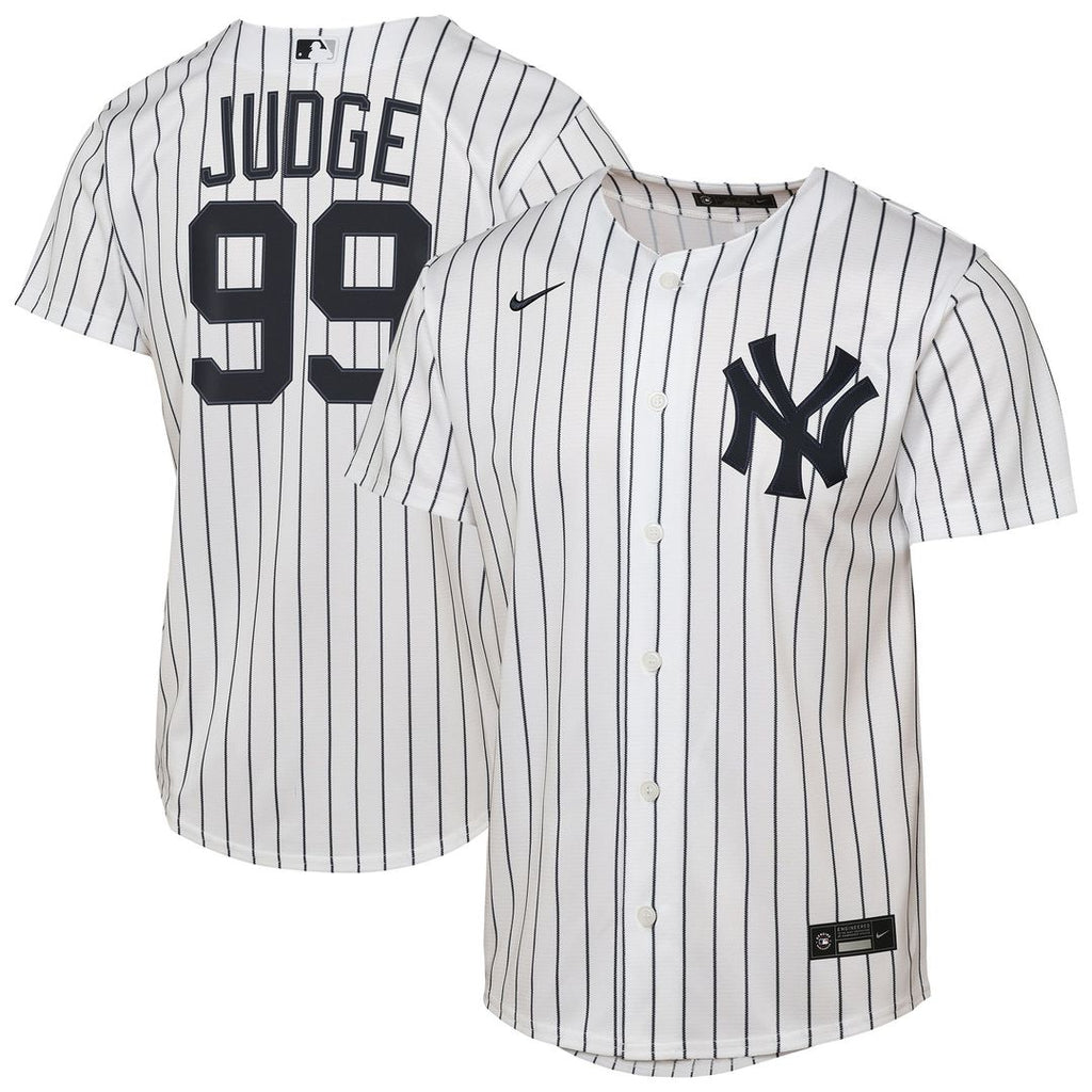 Aaron Judge New York Yankees Nike Youth Home Replica Player Jersey - White | MLB Fan Gear
