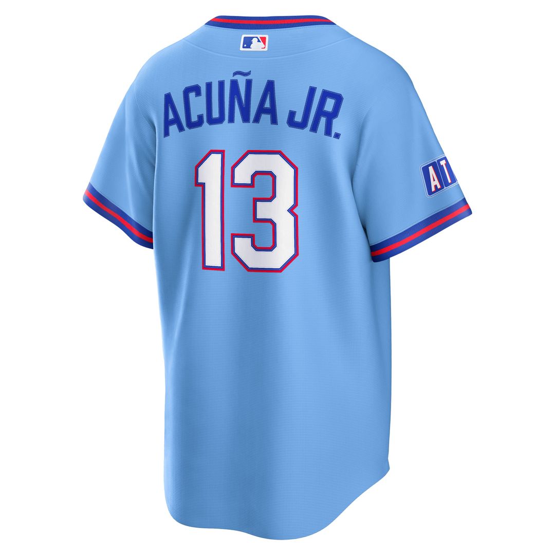 Ronald Acuña Jr. Atlanta Braves Nike 2026 City Connect Stadium Jersey - Powder Blue | MLB Fan Gear