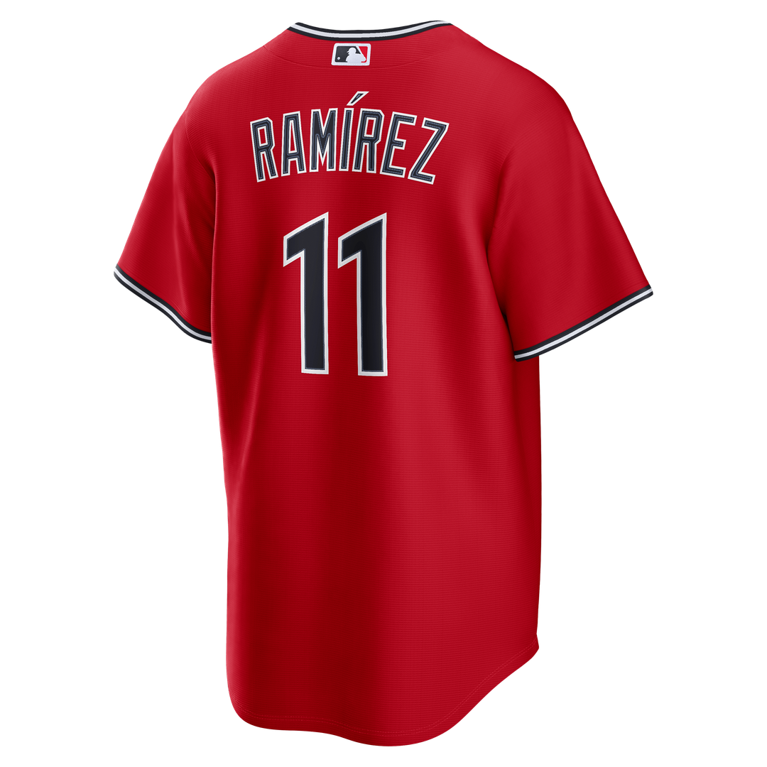 José Ramírez Cleveland Guardians Nike Alternate Replica Jersey - Red | MLB Fan Gear