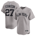Giancarlo Stanton New York Yankees Nike Road Limited Jersey - Gray | MLB Fan Gear