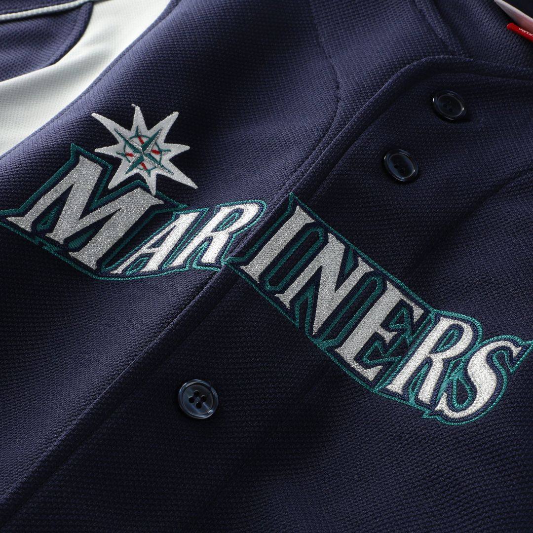 Ichiro Suzuki Seattle Mariners Mitchell & Ness Cooperstown Collection Batting Practice Jersey - Navy | MLB Fan Gear