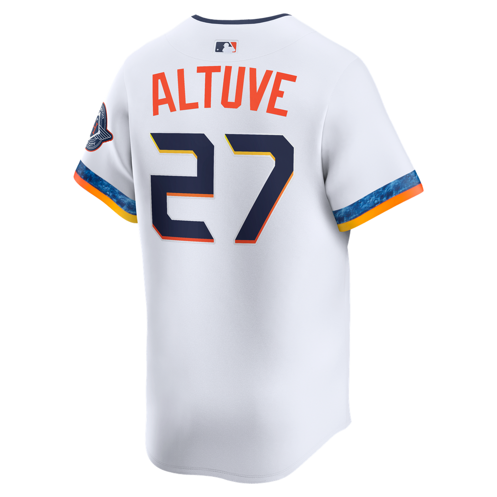 Jose Altuve Houston Astros Nike 2025 City Connect Limited Player Jersey - White | MLB Fan Gear