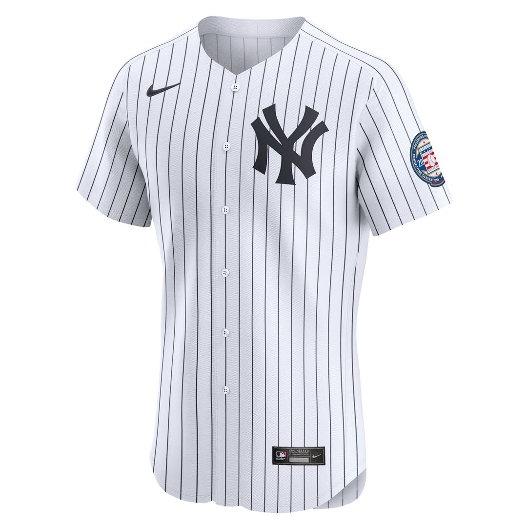Derek Jeter New York Yankees Nike Home 2020 Hall of Fame Induction Patch Elite Player Jersey - White | MLB Fan Gear