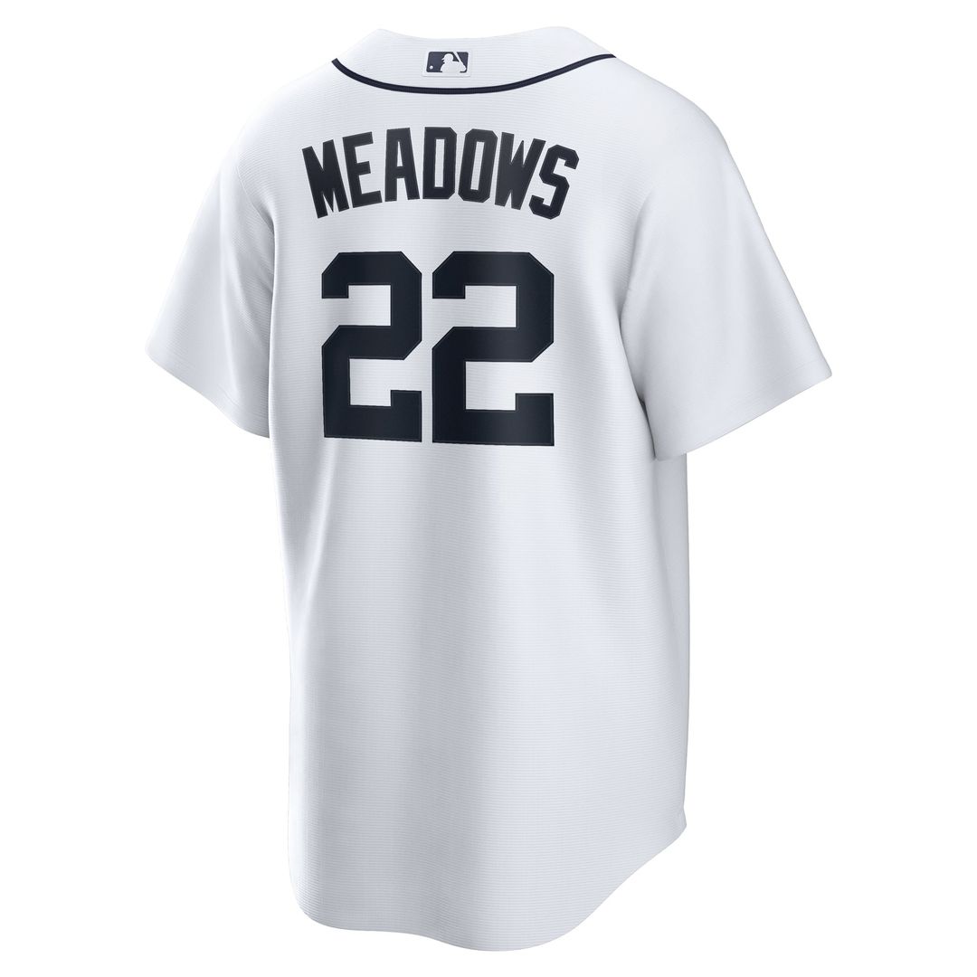 Parker Meadows Detroit Tigers Nike Home Replica Jersey - White | MLB Fan Gear