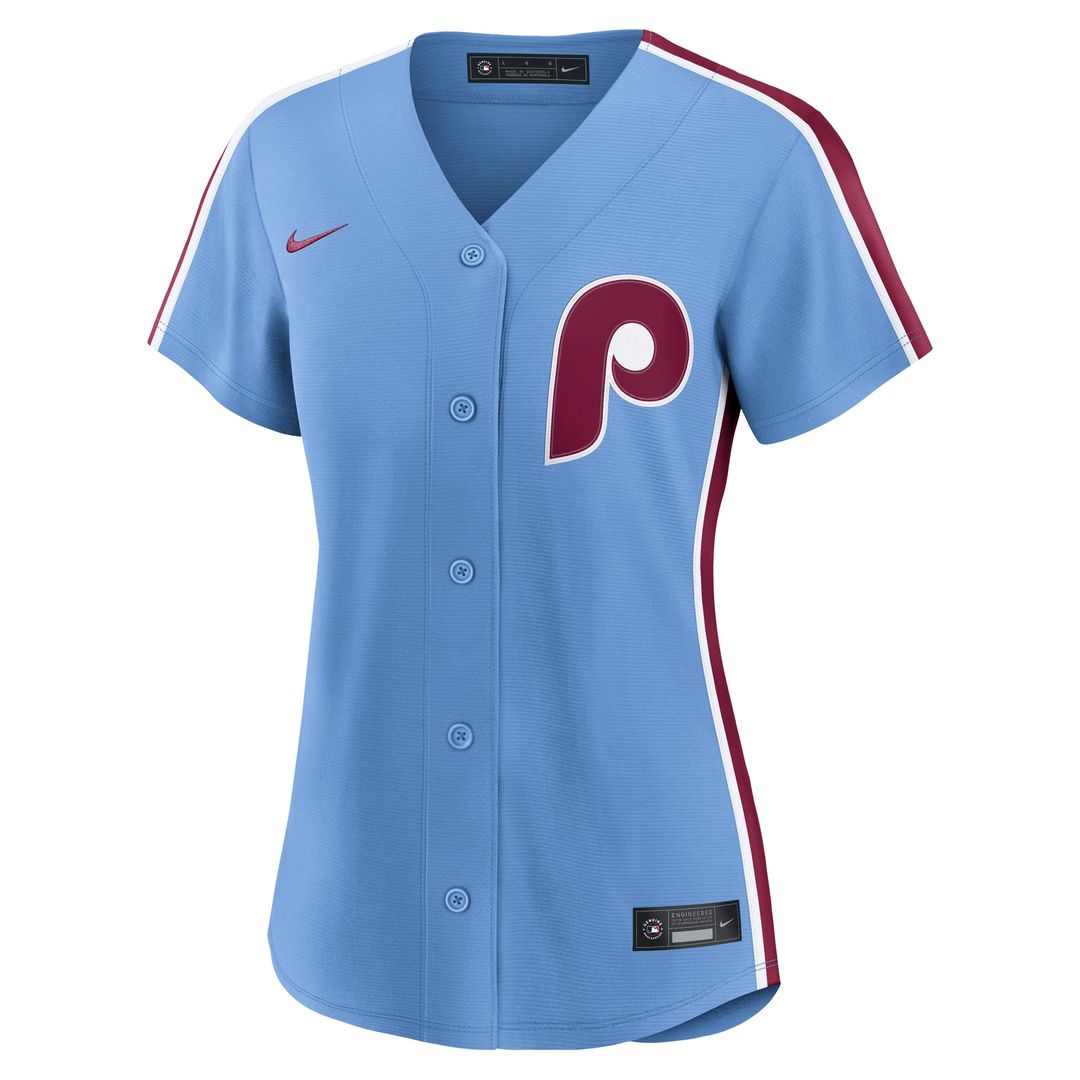 Bryce Harper Philadelphia Phillies Nike Women's Alternate Replica Jersey - Light Blue | MLB Fan Gear