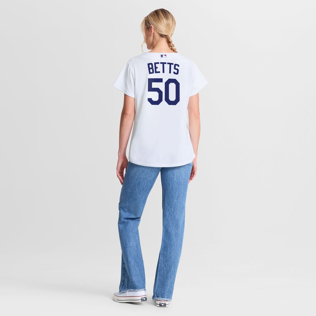 Mookie Betts Los Angeles Dodgers Nike Women's Home Replica Jersey - White | MLB Fan Gear
