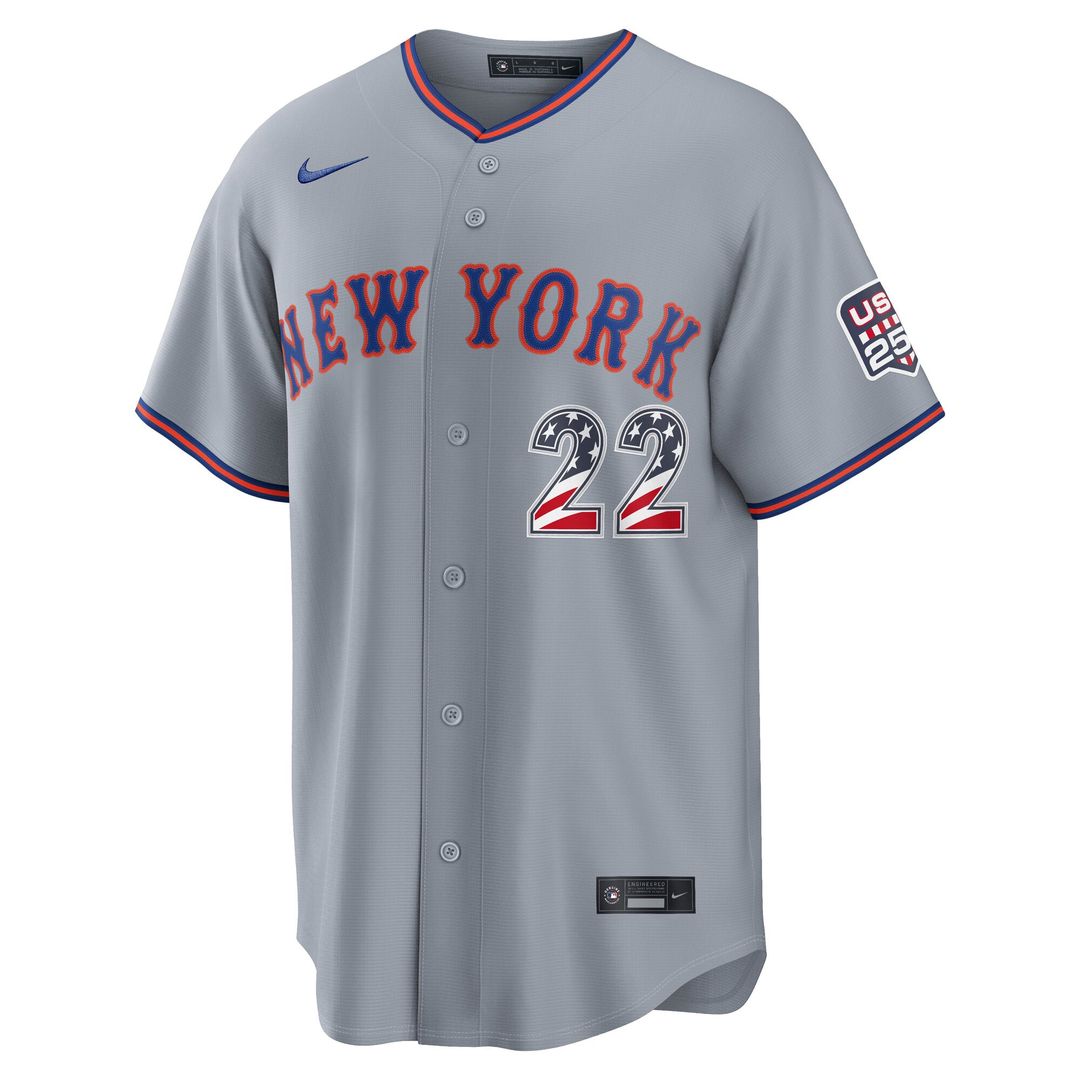 Juan Soto New York Mets Nike USA 250 Fourth of July Road Stadium Jersey - Gray | MLB Fan Gear