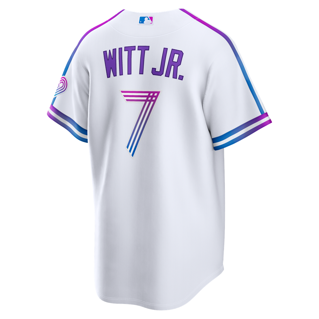 Bobby Witt Jr. Kansas City Royals Nike 2026 City Connect Stadium Jersey - White | MLB Fan Gear