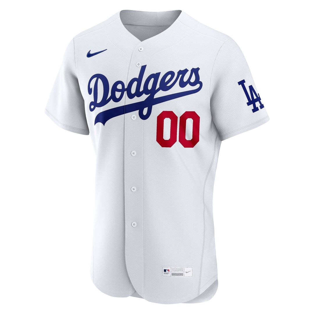 Los Angeles Dodgers Nike Home Authentic Custom Jersey - White | MLB Fan Gear