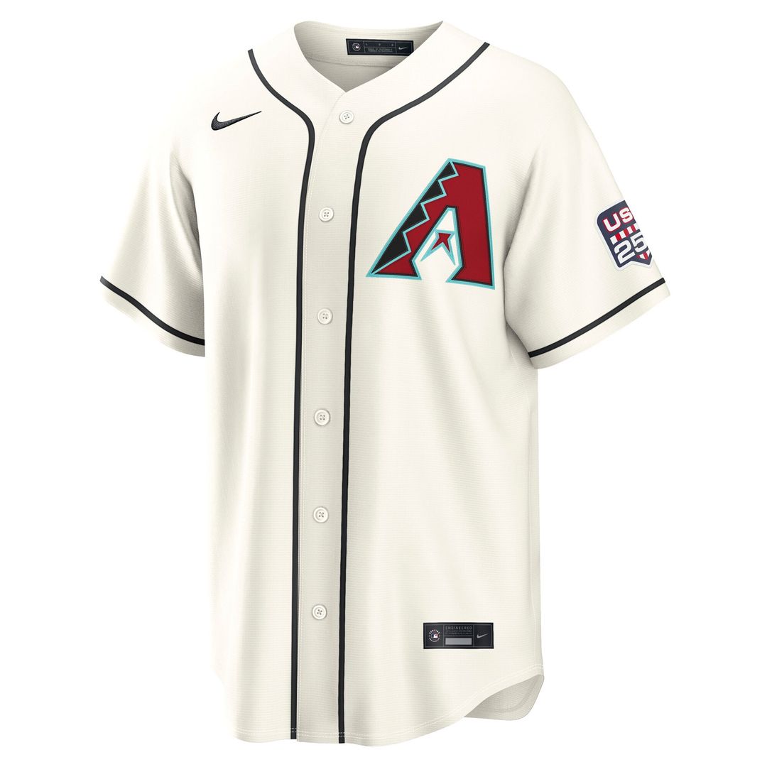 Corbin Carroll Arizona Diamondbacks Nike USA 250 Fourth of July Home Stadium Jersey - Cream | MLB Fan Gear