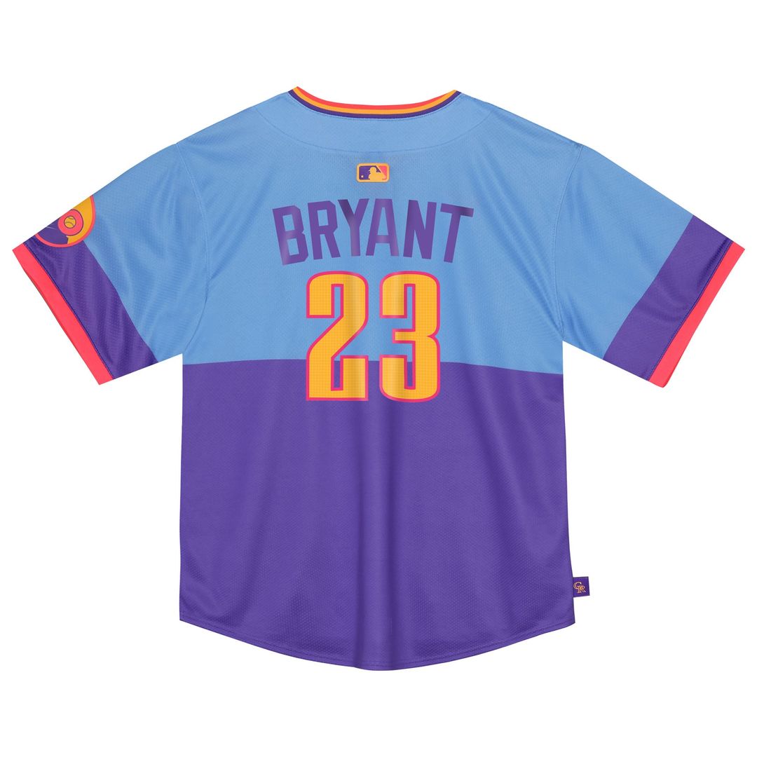 Kris Bryant Colorado Rockies Nike Toddler 2025 City Connect Limited Player Jersey - Purple/ Light Blue | MLB Fan Gear