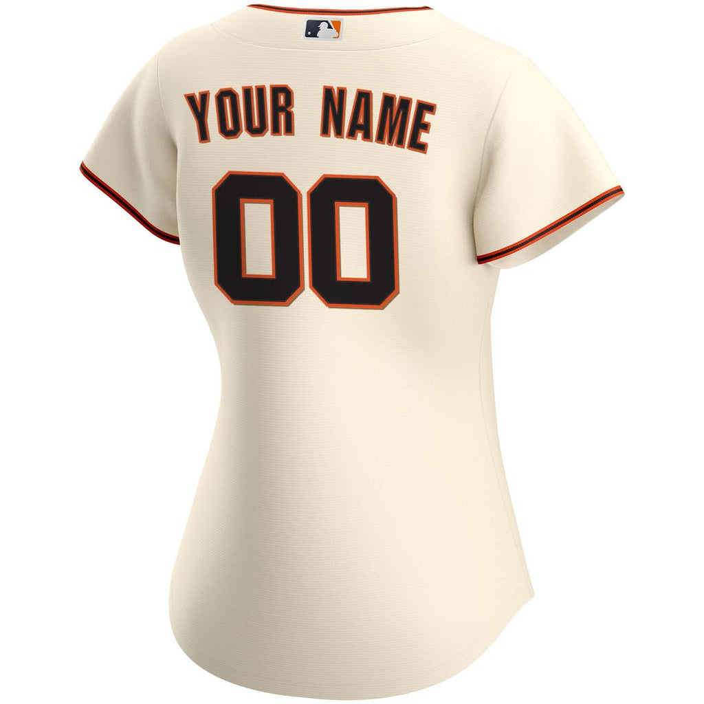 San Francisco Giants Nike Women's Home Replica Custom Jersey - Cream | MLB Fan Gear