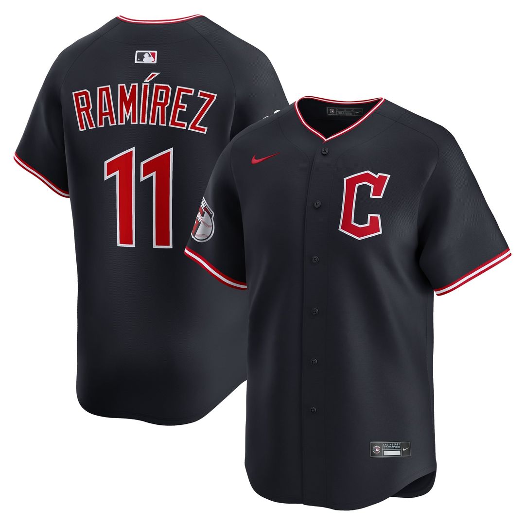 José Ramírez Cleveland Guardians Nike Alternate Limited Player Jersey - Navy | MLB Fan Gear
