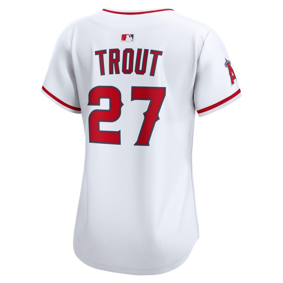 Mike Trout Los Angeles Angels Nike Women's Home Limited Player Jersey - White | MLB Fan Gear
