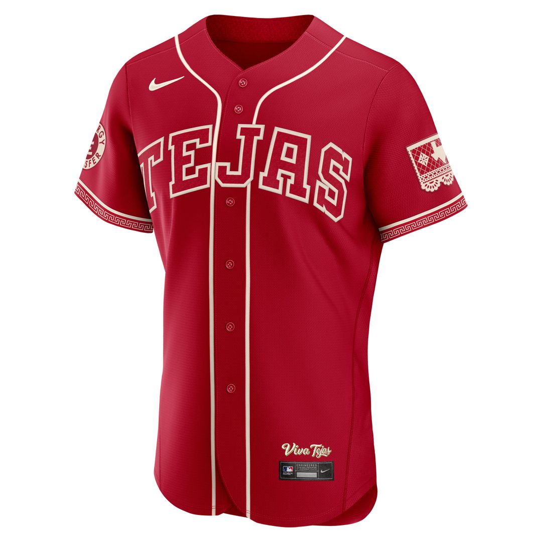 Corey Seager Texas Rangers Nike 2026 City Connect Authentic Sponsor Patch Jersey - Red | MLB Fan Gear