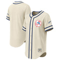 New York Yankees Stitches Throwback Fashion Jersey - Natural | MLB Fan Gear
