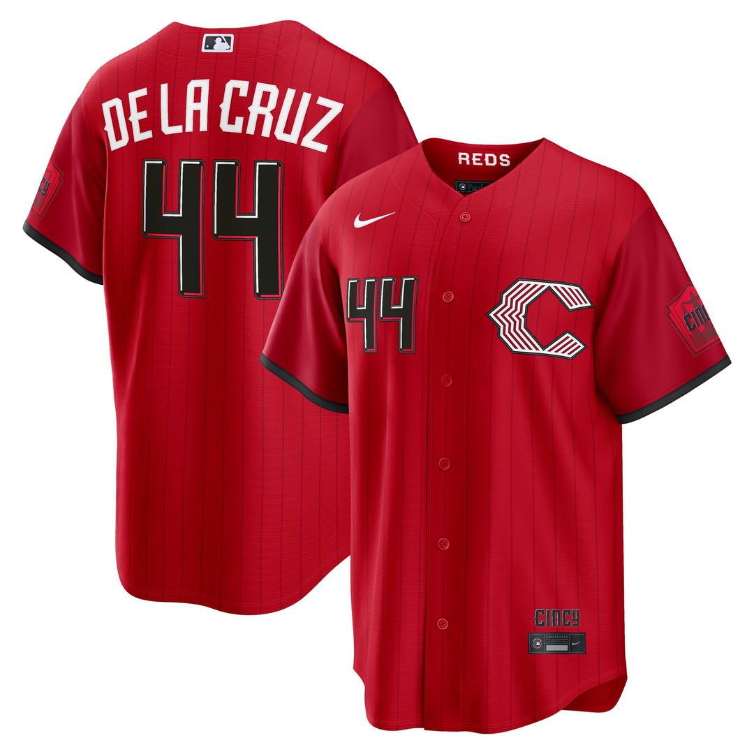 Elly De La Cruz Cincinnati Reds Nike 2026 City Connect Stadium Jersey - Red | MLB Fan Gear