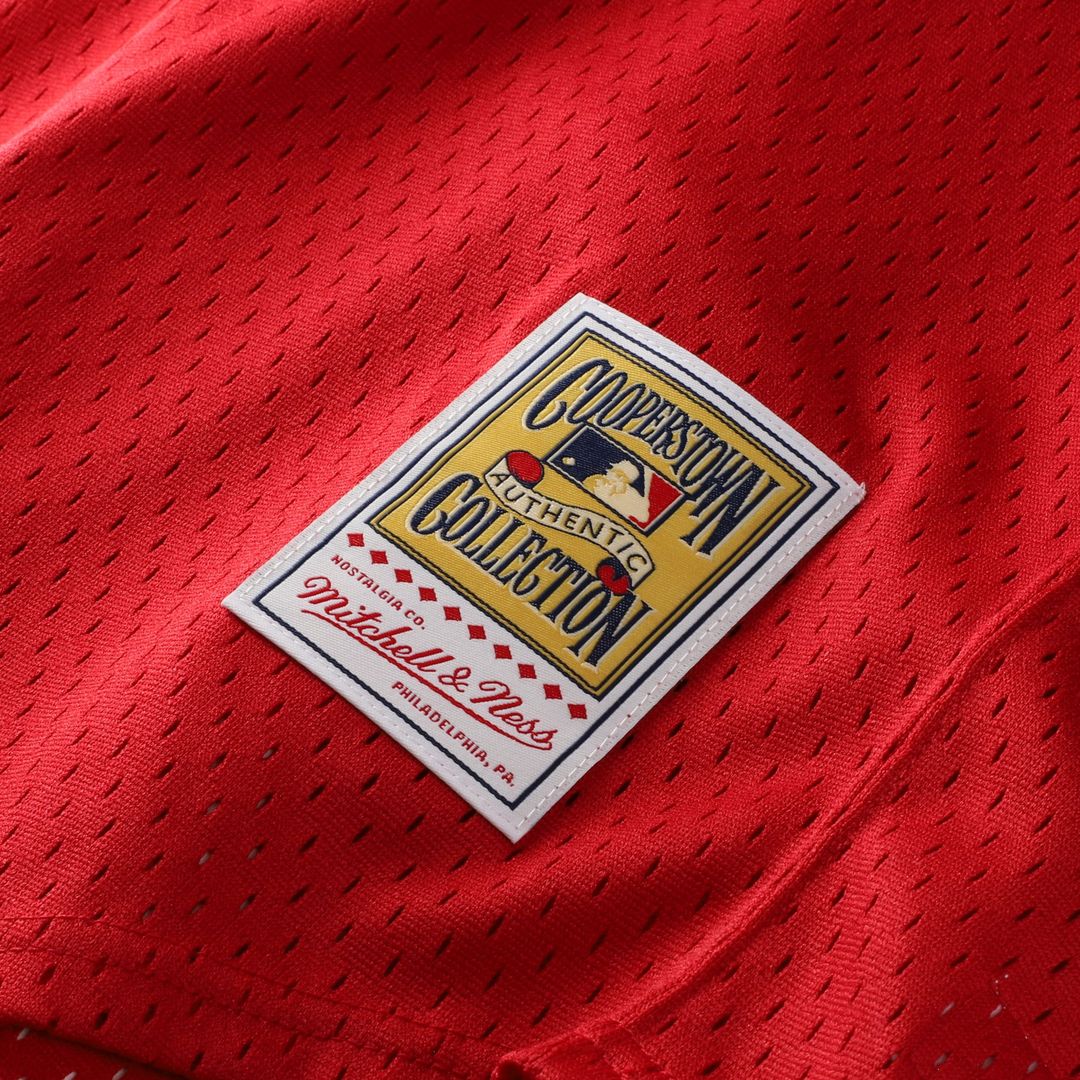 Barry Larkin Cincinnati Reds Mitchell & Ness Youth Cooperstown Collection Mesh Batting Practice Jersey - Red | MLB Fan Gear
