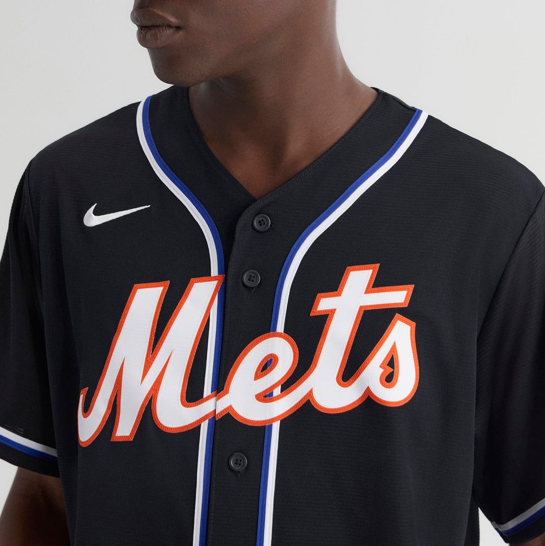 Juan Soto New York Mets Nike Fashion Replica Black Out Jersey | MLB Fan Gear