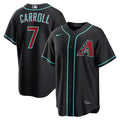 Corbin Carroll Arizona Diamondbacks Nike Alternate Replica Jersey - Black | MLB Fan Gear