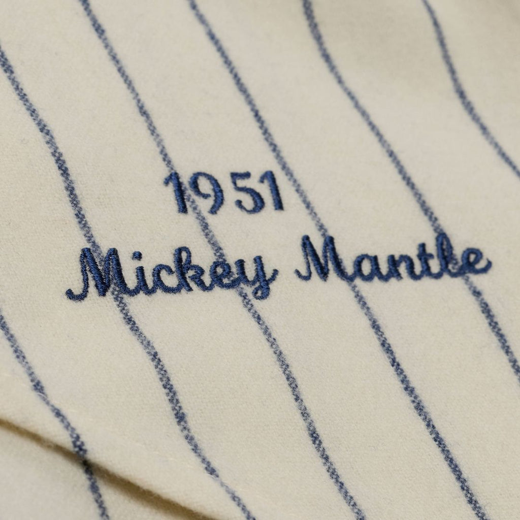 Mickey Mantle New York Yankees Mitchell & Ness 1951 Cooperstown Collection Authentic Jersey - Cream | MLB Fan Gear