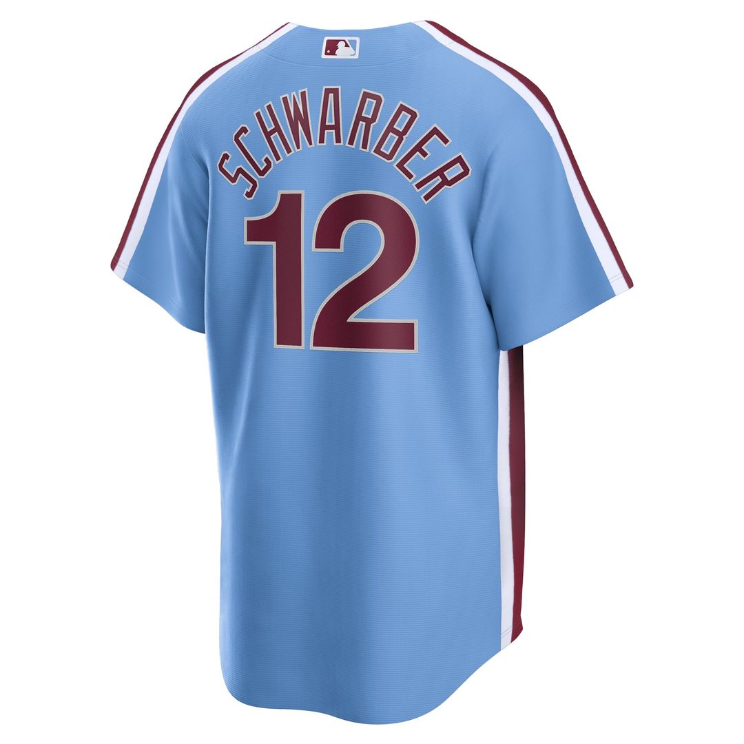 Kyle Schwarber Philadelphia Phillies Nike Alternate, 1st Replica Jersey - Light Blue | MLB Fan Gear