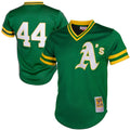 Reggie Jackson Athletics Mitchell & Ness Authentic Batting Practice Jersey - Green | MLB Fan Gear