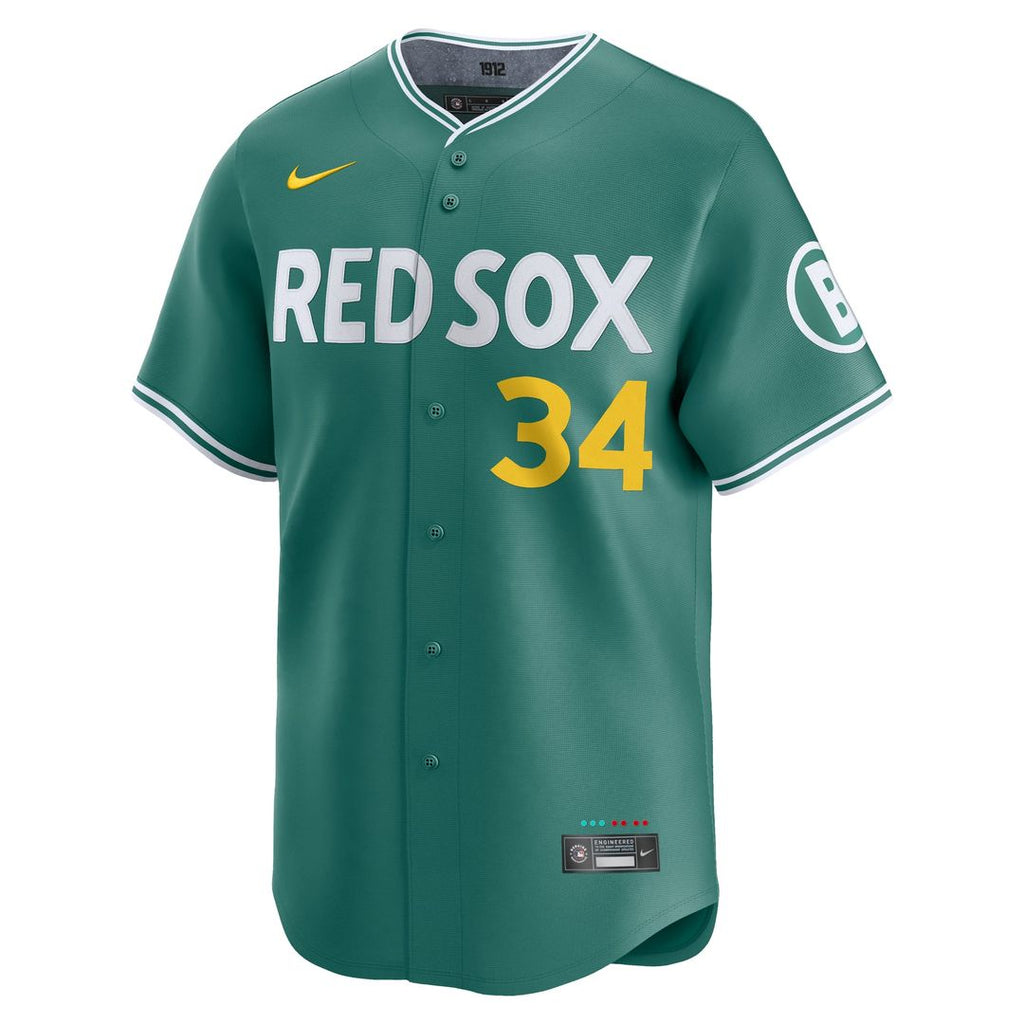 David Ortiz Boston Red Sox Nike 2025 City Connect Limited Retired Player Jersey - Green | MLB Fan Gear