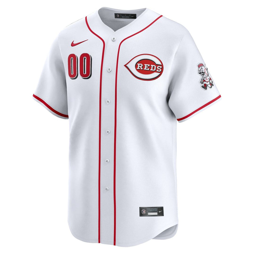 Cincinnati Reds Nike Home Limited Pick-A-Player Retired Roster Jersey - White | MLB Fan Gear