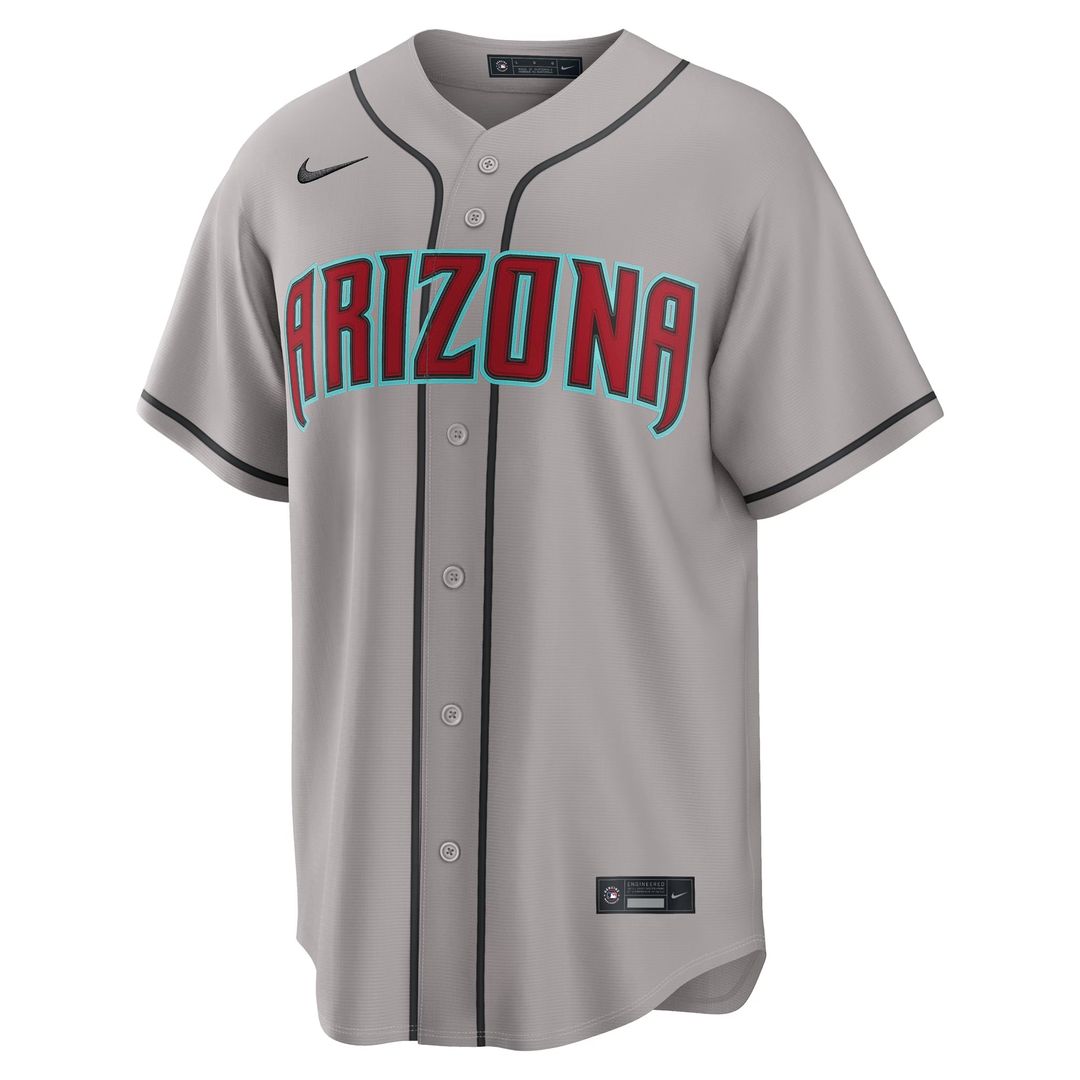 Corbin Carroll Arizona Diamondbacks Nike Road Replica Jersey - Gray | MLB Fan Gear