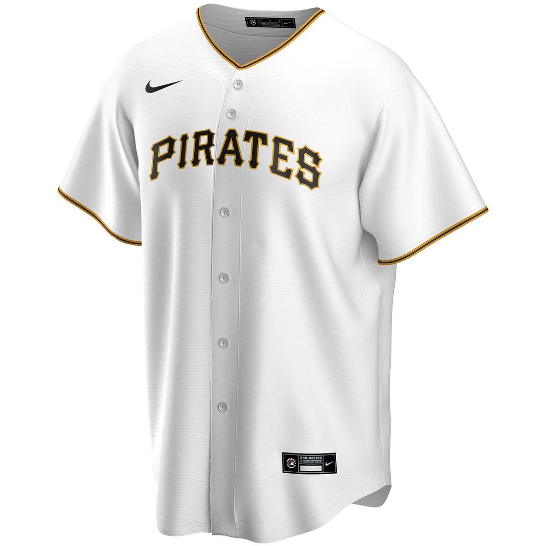 Pittsburgh Pirates Nike Home Replica Custom Jersey - White | MLB Fan Gear