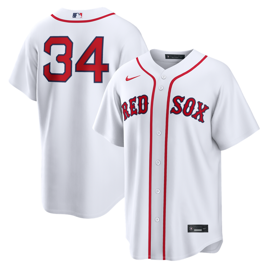 David Ortiz Boston Red Sox Nike Home Replica Jersey - White | MLB Fan Gear