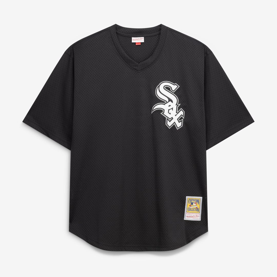 Bo Jackson Chicago White Sox Mitchell & Ness Cooperstown Collection Big & Tall Mesh Batting Practice Jersey - Black | MLB Fan Gear