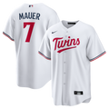 Joe Mauer Minnesota Twins Nike Home Retired Player Replica Jersey - White | MLB Fan Gear
