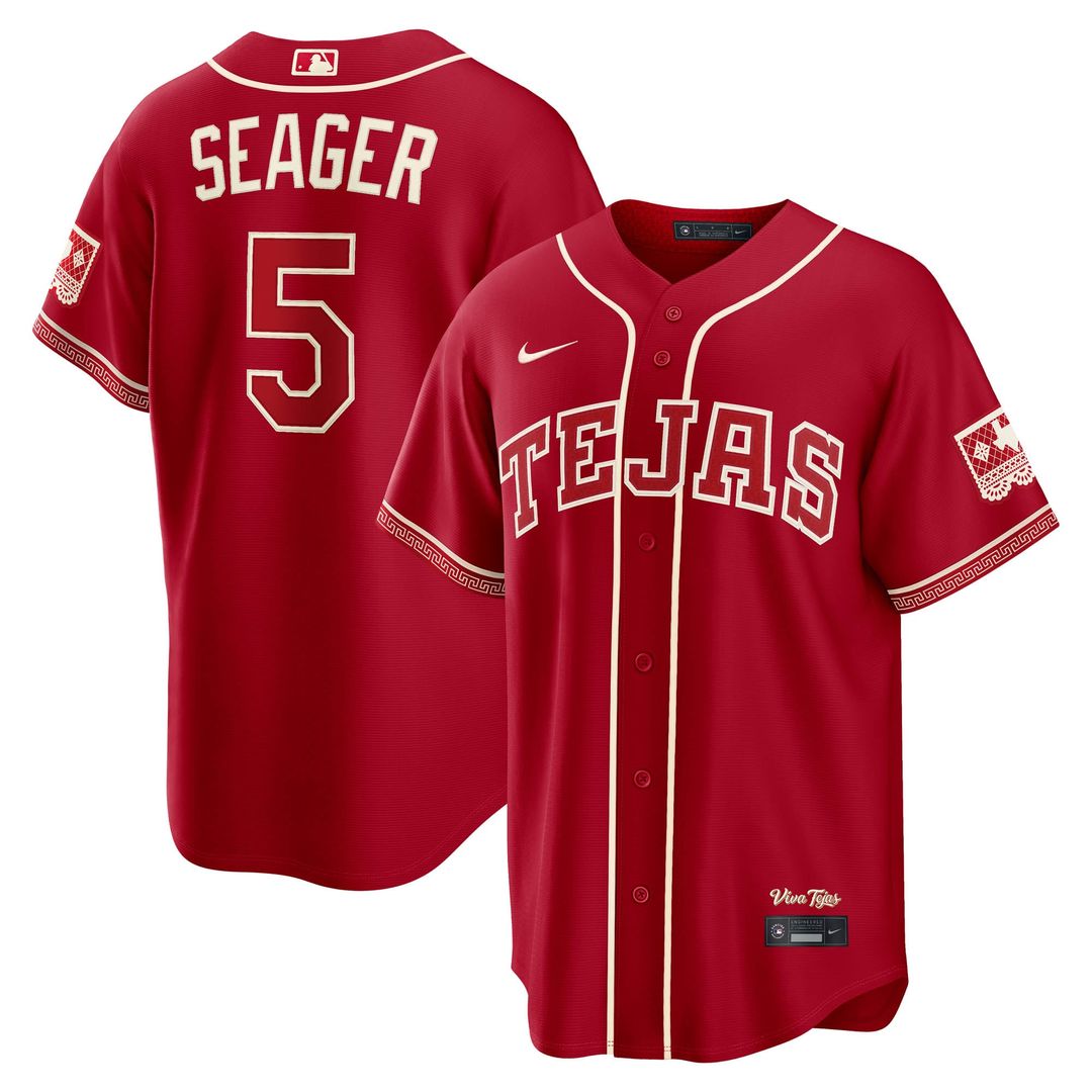 Corey Seager Texas Rangers Nike 2026 City Connect Stadium Jersey - Red | MLB Fan Gear
