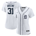 Riley Greene Detroit Tigers Nike Women's Home Replica Player Jersey - White | MLB Fan Gear