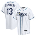Junior Caminero Tampa Bay Rays Nike Youth Home Replica Jersey - White | MLB Fan Gear