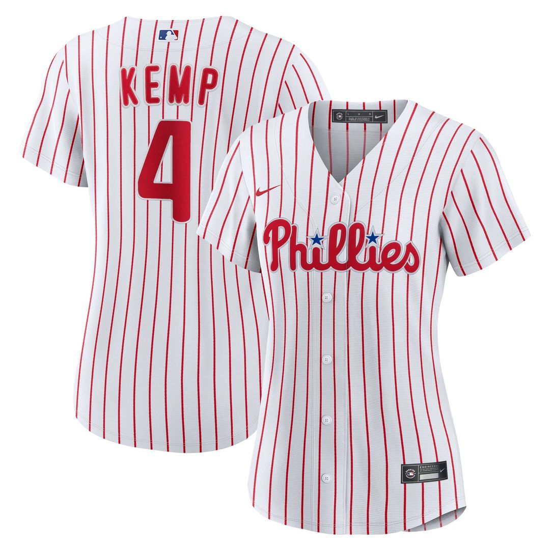 Otto Kemp Philadelphia Phillies Nike Women's Home Replica Jersey - White | MLB Fan Gear