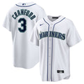 JP Crawford Seattle Mariners Nike Home Replica Jersey - White | MLB Fan Gear