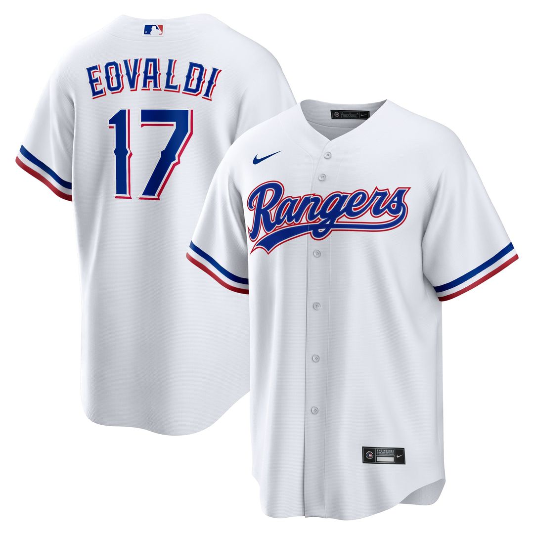 Nathan Eovaldi Texas Rangers Nike Home Replica Player Jersey - White | MLB Fan Gear