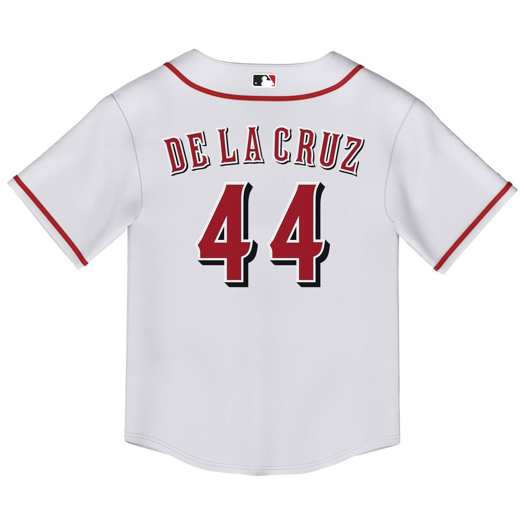 Elly De La Cruz Cincinnati Reds Nike Toddler Home Replica Player Jersey - White | MLB Fan Gear