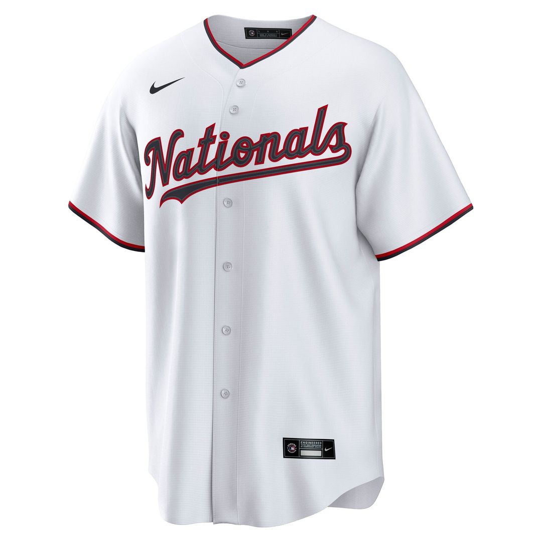 Dylan Crews Washington Nationals Nike Home Replica Jersey - White | MLB Fan Gear