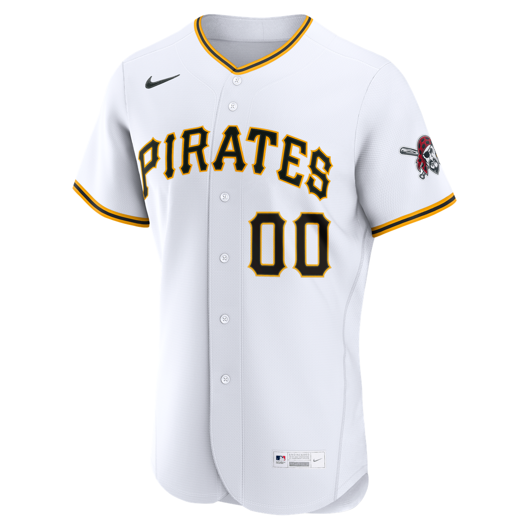Pittsburgh Pirates Nike Home Authentic Custom Jersey - White | MLB Fan Gear