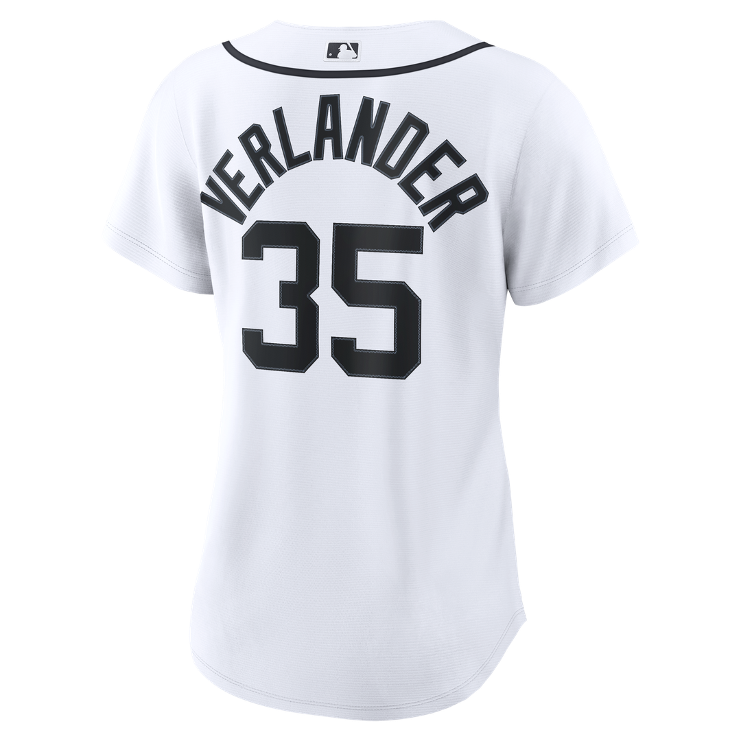 Justin Verlander Detroit Tigers Nike Women's Home Replica Jersey - White | MLB Fan Gear