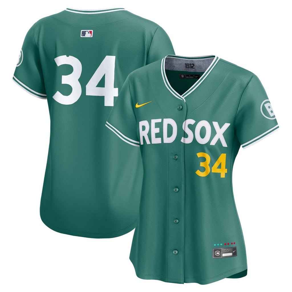 David Ortiz Boston Red Sox Nike Women's 2025 City Connect Limited Retired Player Jersey - Green | MLB Fan Gear
