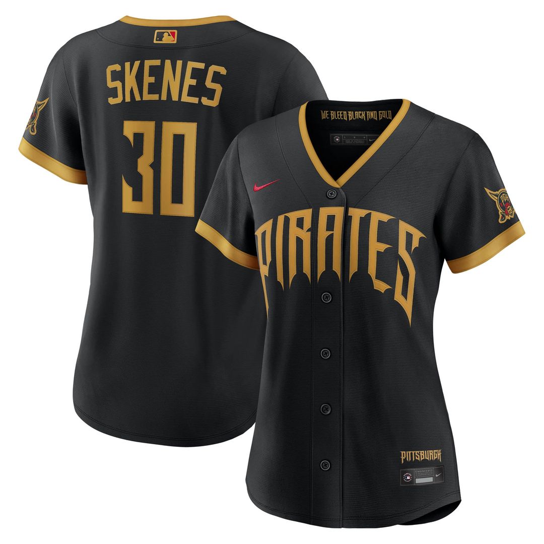Paul Skenes Pittsburgh Pirates Nike Women's 2026 City Connect Stadium Jersey - Black | MLB Fan Gear