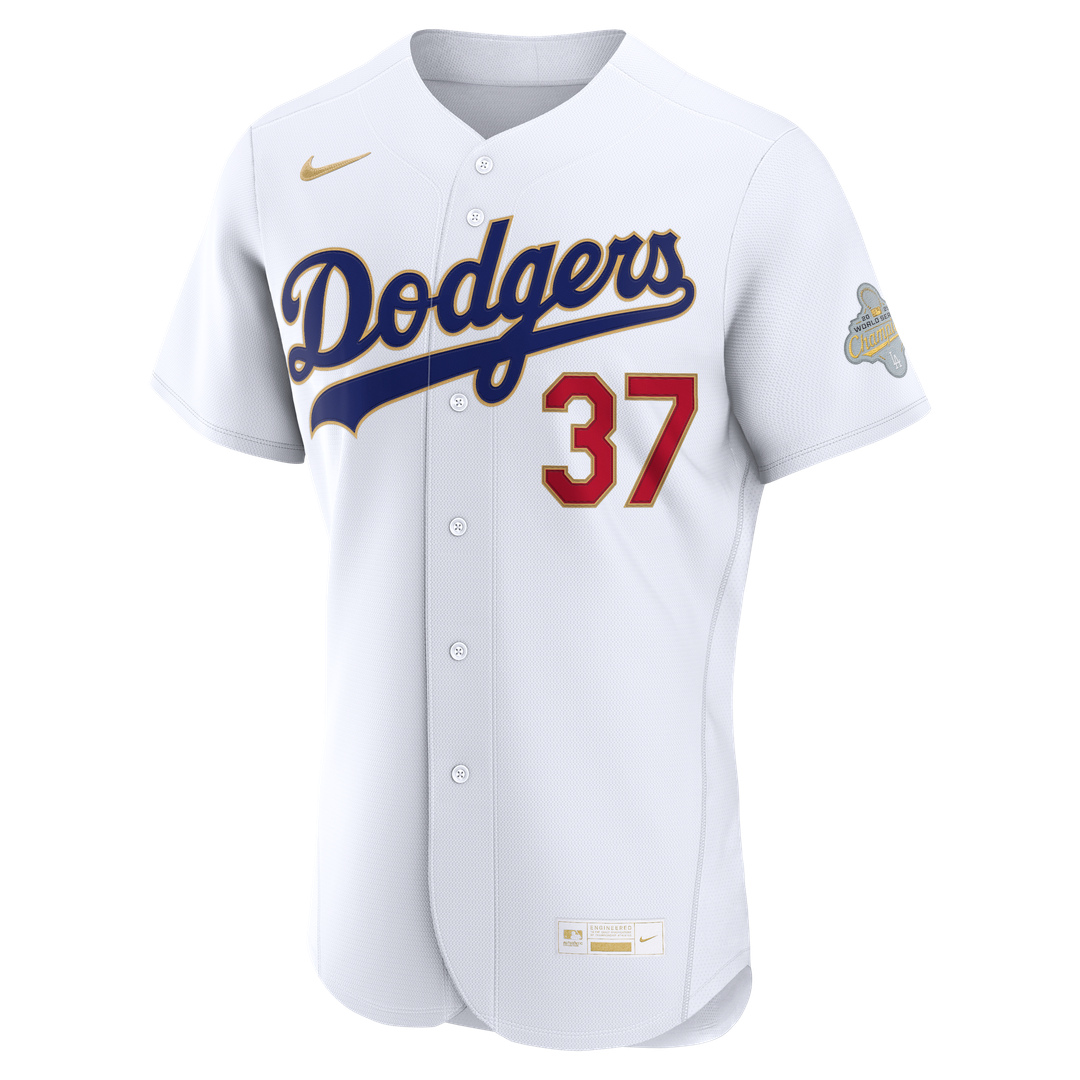 Teoscar Hernández Los Angeles Dodgers Nike 2026 Gold Collection Authentic Jersey - White | MLB Fan Gear