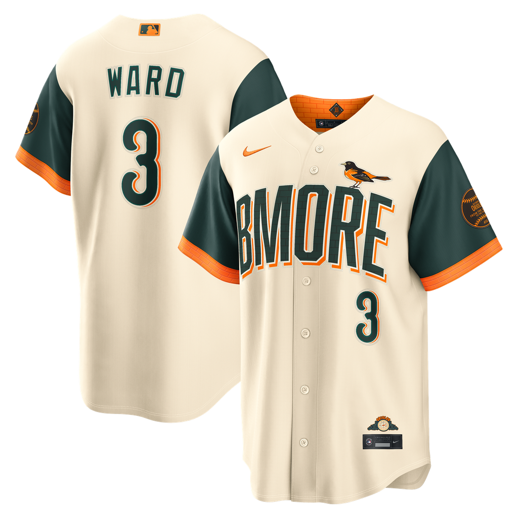 Taylor Ward Baltimore Orioles Nike 2026 City Connect Stadium Jersey - Cream | MLB Fan Gear
